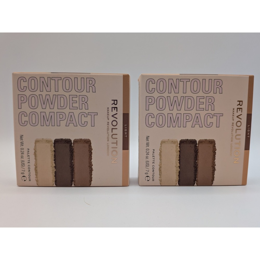 Revolution Makeup London Contour Powder Compact 2pk Highlight Shade Contour